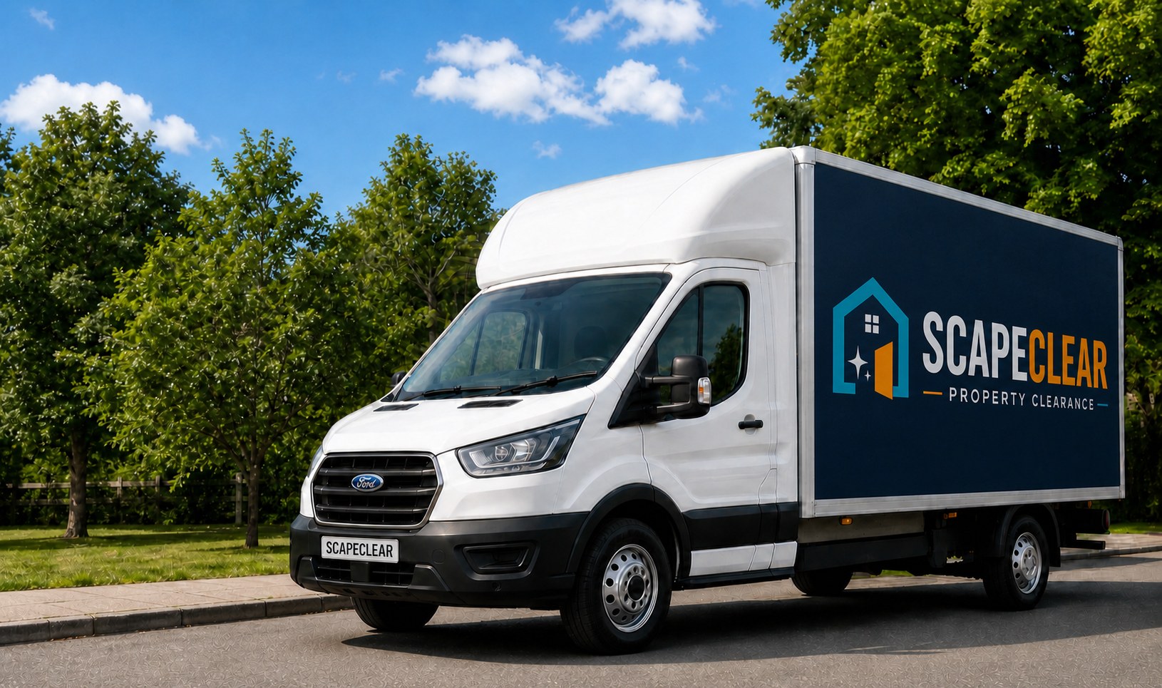 ScapeClear branded removal van