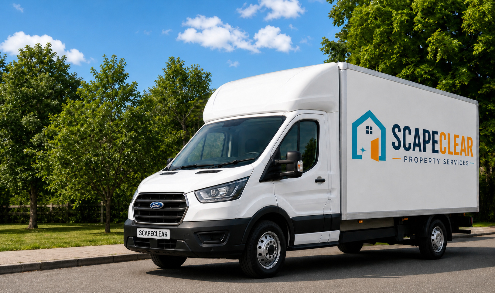 ScapeClear branded removal van
